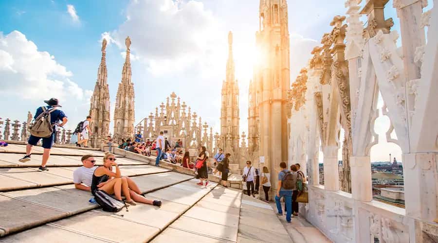 Milan with Swiss Alps